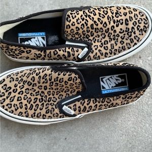 Cheetah size 10 Van shoes